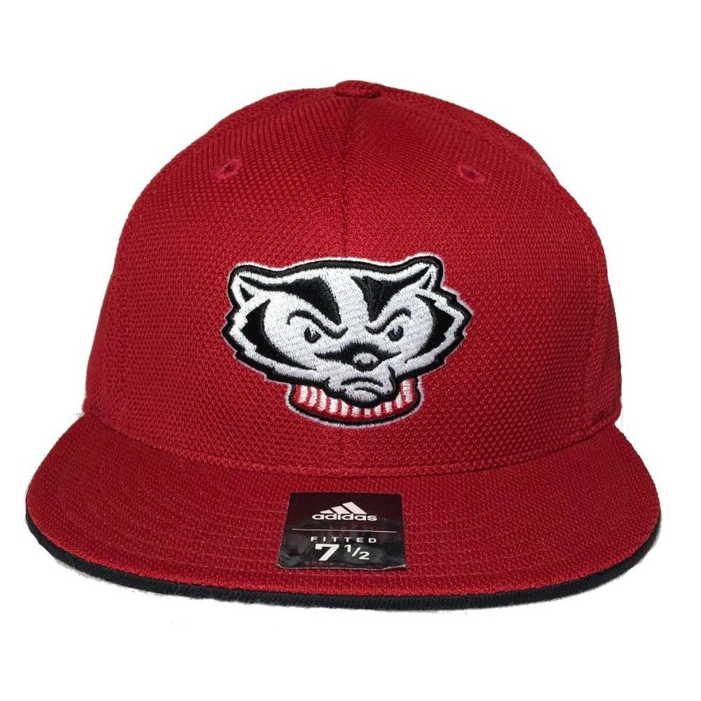 Adidas Wisconsin Badgers Fitted Cap